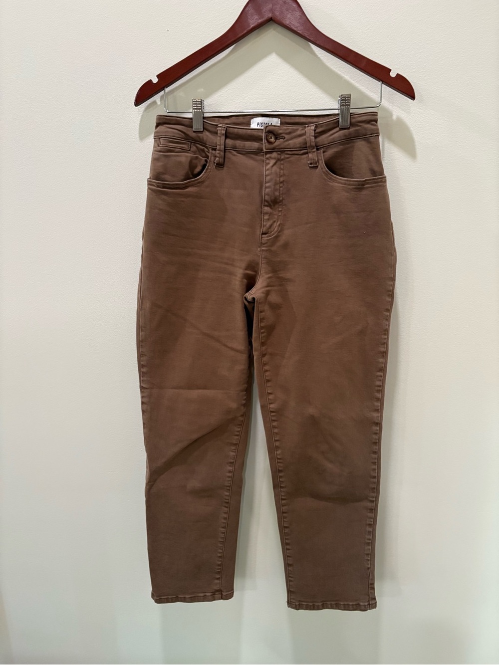 Pistola High Rise Jeans - Brown, 27